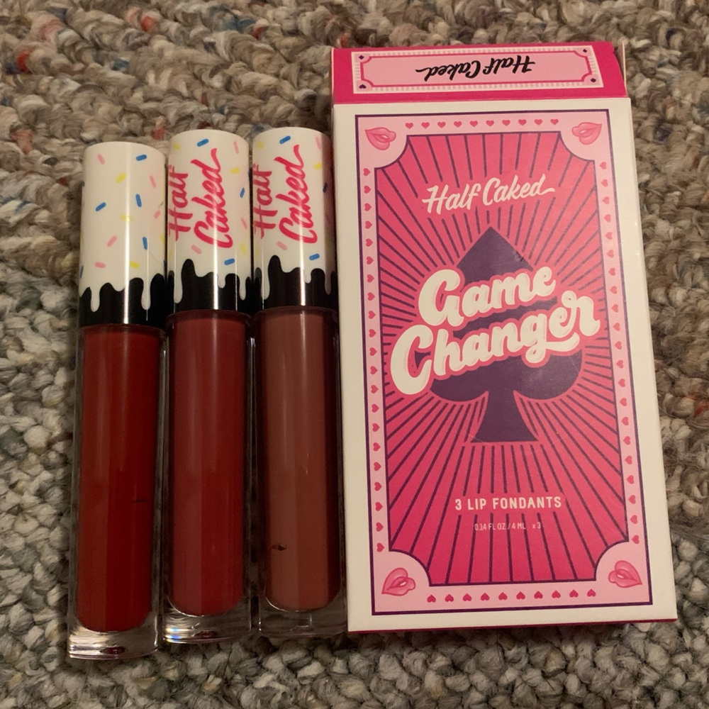 Half Caked Game Changer 3 Lip Fondants set